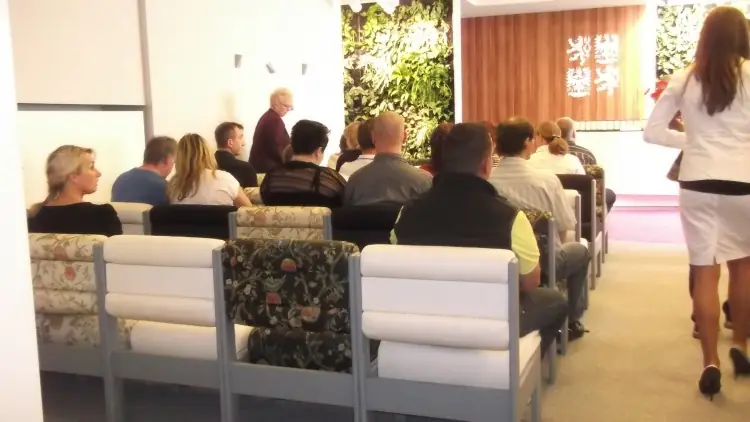 Sál při ceremoniálu předávání ocenění dárcům krve